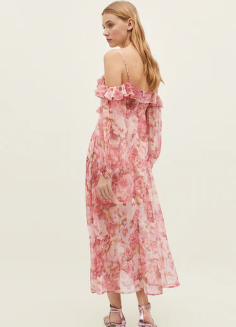 Imagen - El vestido de Stradivarius por detrás.