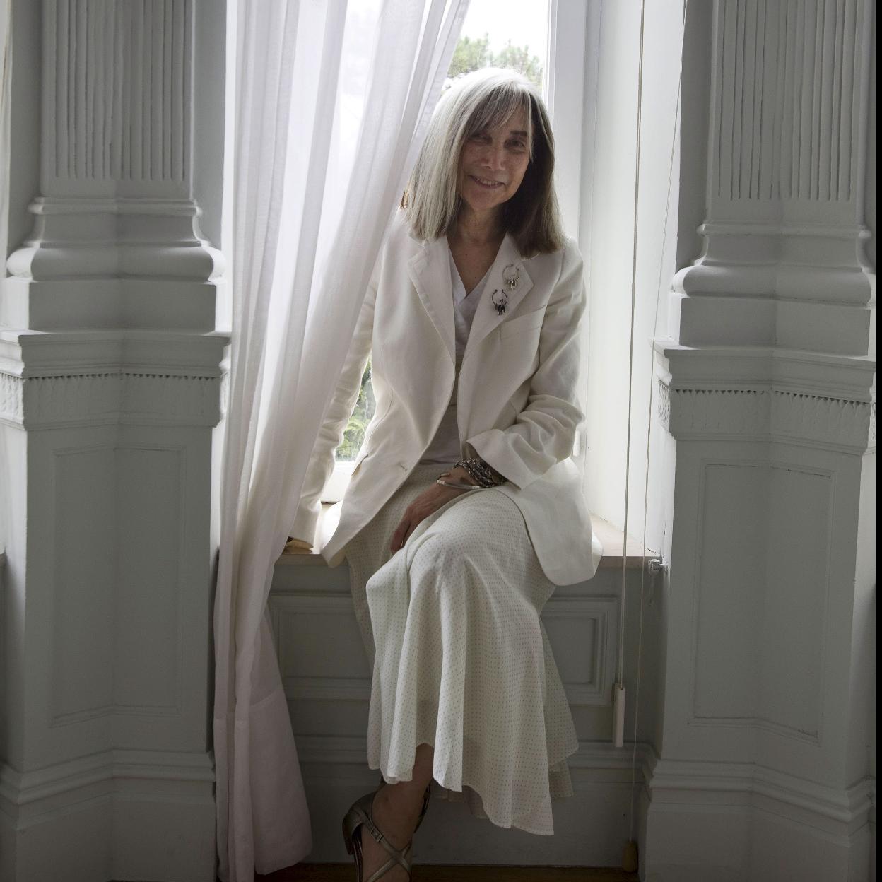 La traductora y viuda de Borges María Kodama. 