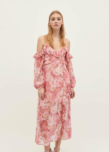 Imagen - Vestido floral de Stradivarius, 29,99€.