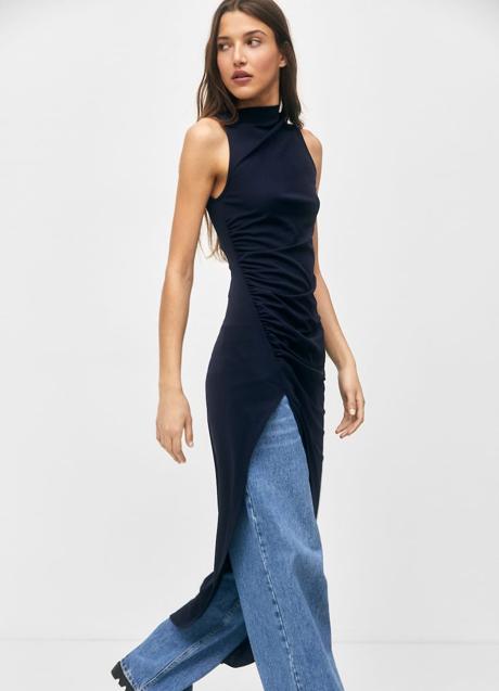 Imagen - Vestido cuello perkins de Pull&Bear, 25,99€.