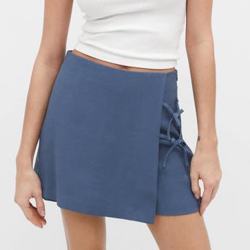 Imagen secundaria 1 - Conjunto de traje en azul índigo de Stradivarius.