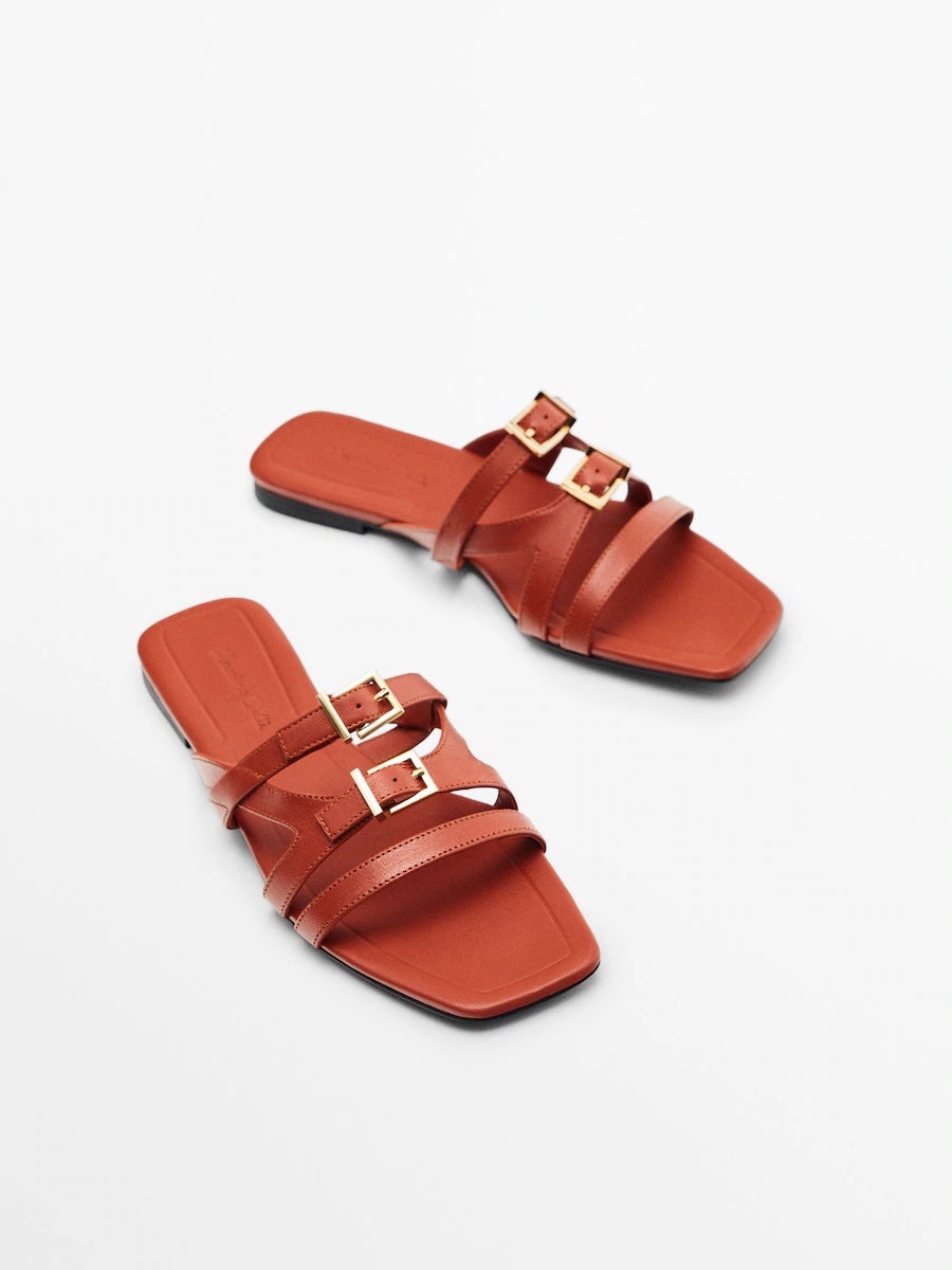 Imagen - Sandalias naranjas de Massimo Dutti (59,95 euros)