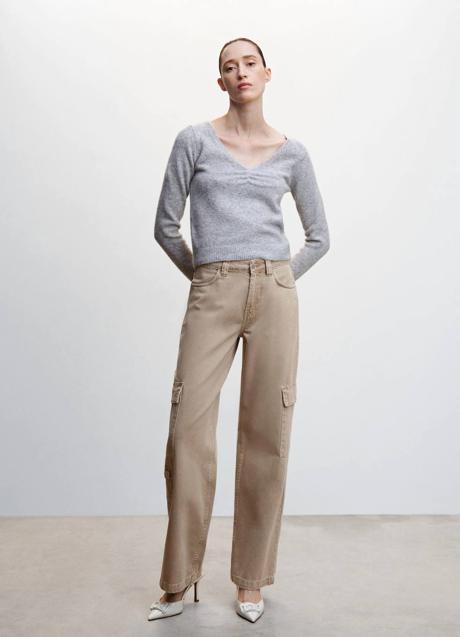 Imagen - Pantalones cargo beige