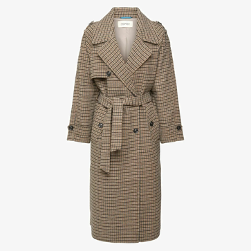 Imagen secundaria 1 - La camisa de Zara, la gabardina de Esprit y los pantalones de Zara.