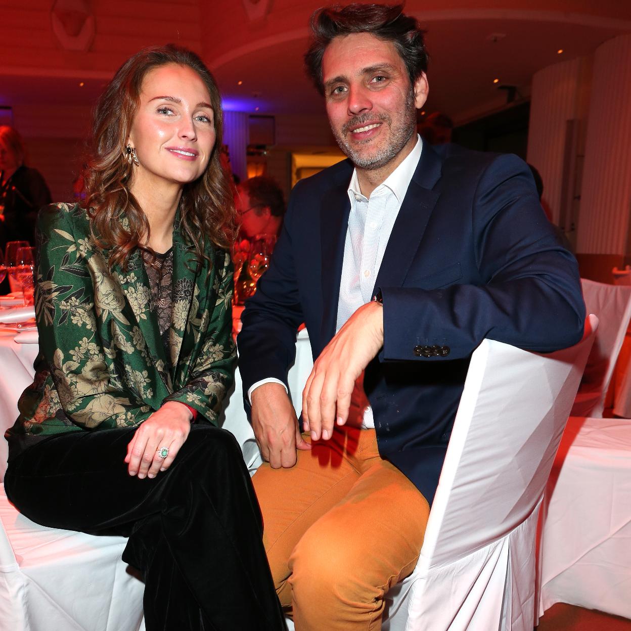 Luis de Baviera con su prometida, Sophie-Alexandra Evekink.