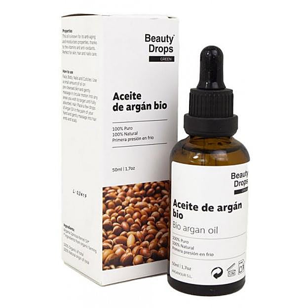 Aceite de argán de Beauty Drops (4,95 euros).