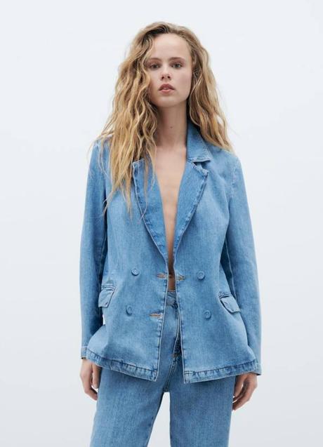 Imagen - Blazer denim cruzada