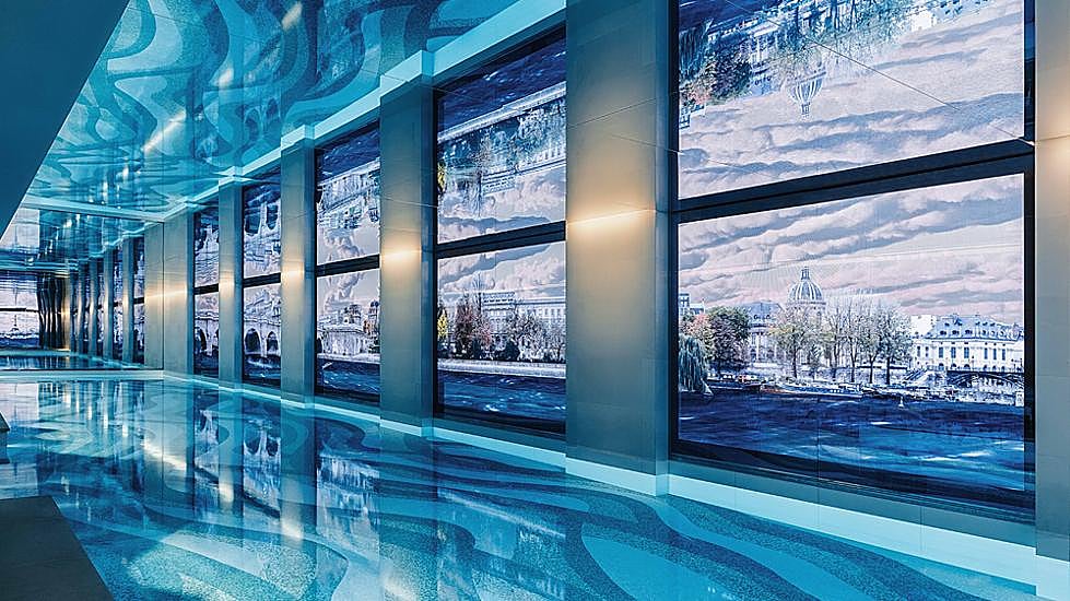 La piscina del spa de Dior en Le Cheval Blanc es la más grande de Europa dentro de un spa.