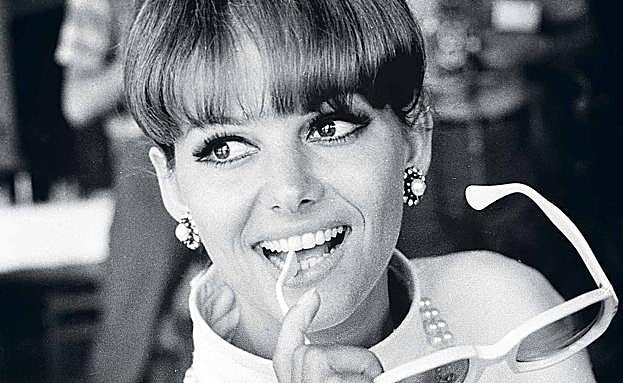 Claudia Cardinale en una imagen de archivo con su mítico flequillo.