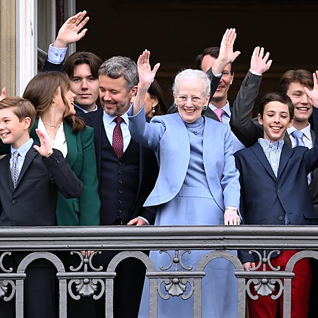 La reina Margarita de Dinamarca aparecía muy sonriente en un día muy especial para ella.
