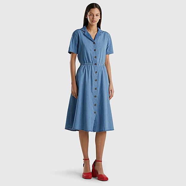 El vestido vaquero de Benetton.