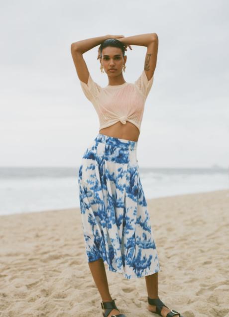 Imagen - Falda estampada de Zara (39,99 euros)