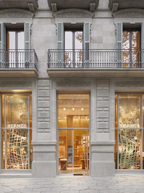 Imagen - La fachada de la tienda de Hermès en Barcelona.