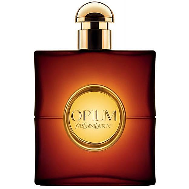 Perfume con feromonas Opium de Yves Saint Laurent.