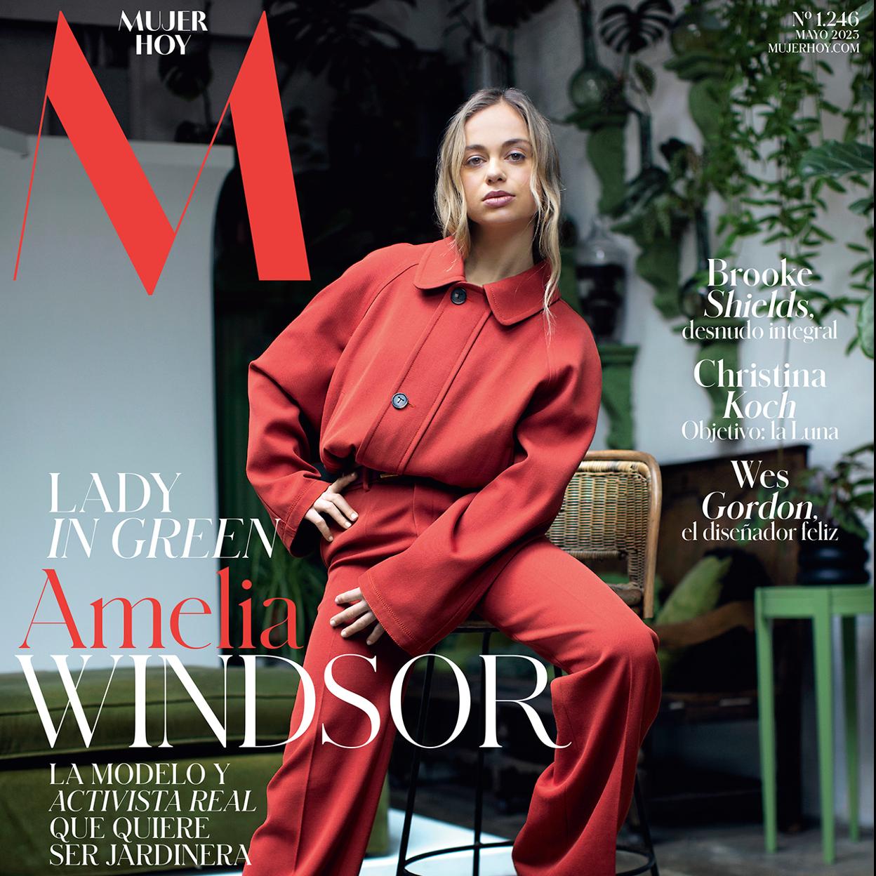 Amelia Windsor, protagonista de la nueva portada de Mujerhoy. en quioscos a partir del 22 de abril. 