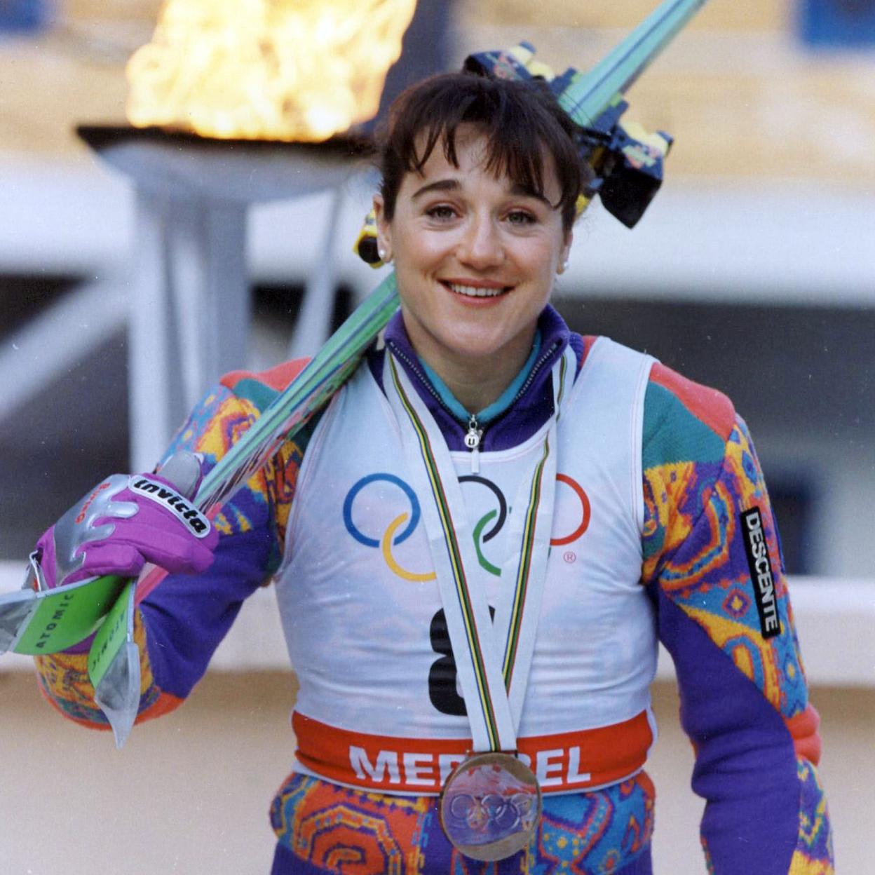 Blanca Fernández Ochoa, una campeona en los deportes de nieve. 