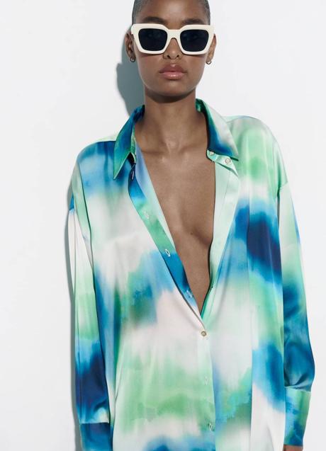 Imagen - Camisa tie-dye azul