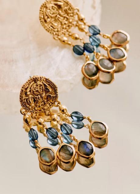 Imagen - Pendientes joya con piedras naturales de Sèzane. Foto: 