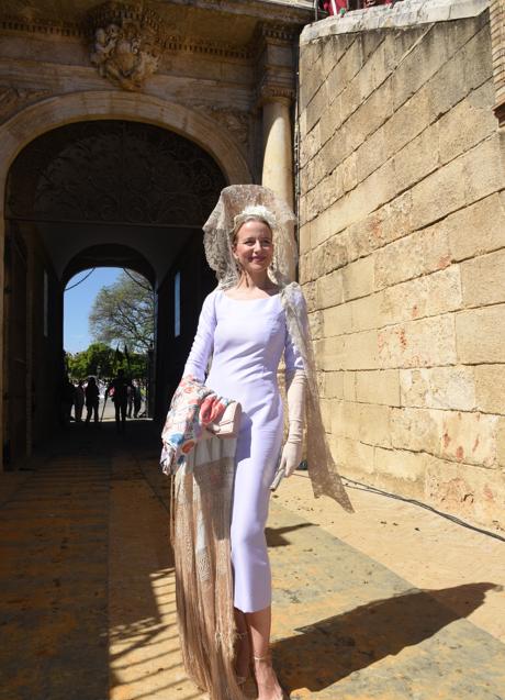 Imagen - María León Castillejo con vestido blanco. Foto: Gtres.