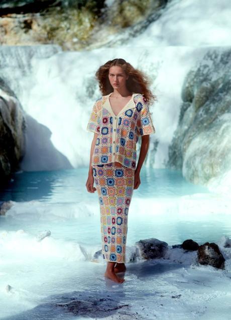 Imagen - Conjunto veraniego en tejido de crochet multicolor