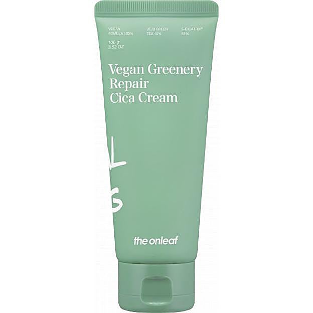 Vegan Greenery Repair Cica Cream de The Oleaf.
