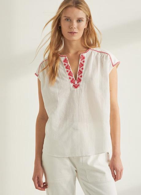 Imagen - Blusa bordada sin mangas de Yerse, 72,95€.