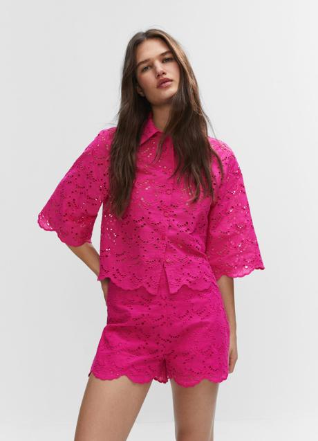 Imagen - Camisa rosa de Mango (35,99 euros)