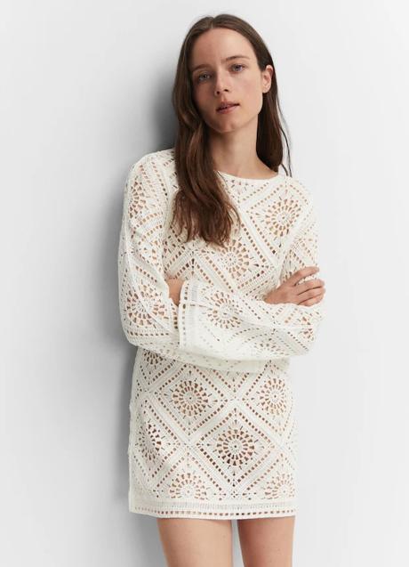 Imagen - Vestido blanco de Mango (39,99 euros)