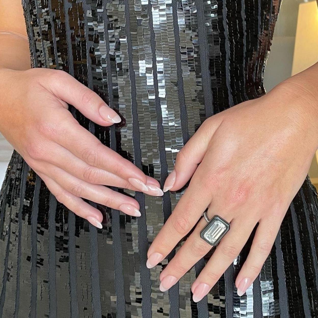 Manicura francesa glow.