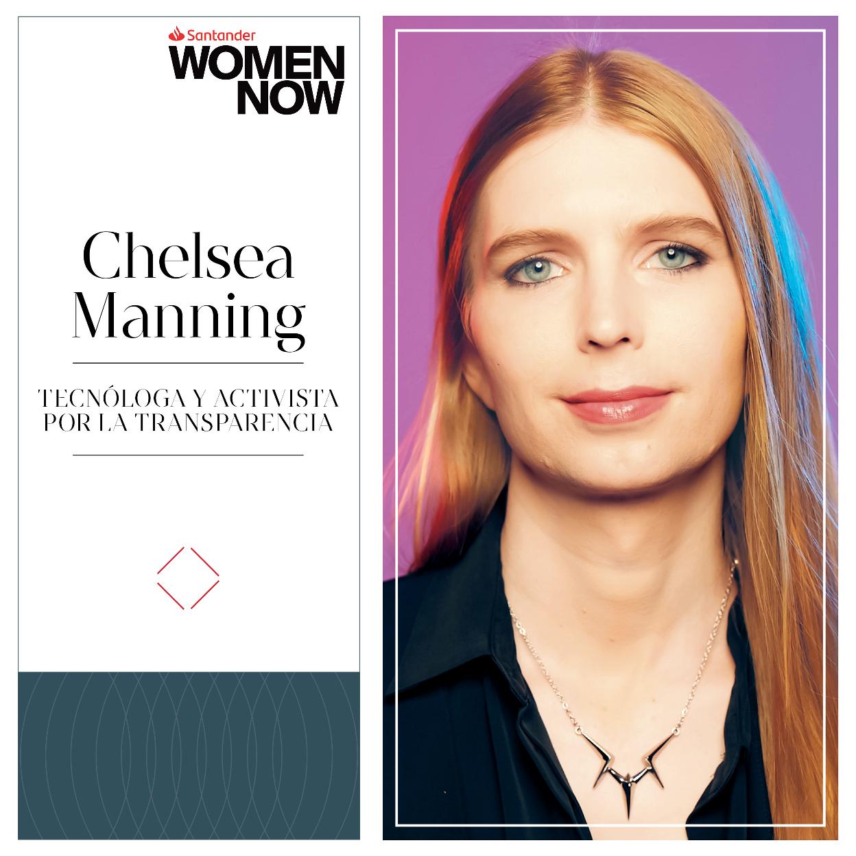 La activista Chelsea Manning será una de las participantes en el congreso sobre liderazgo femenino Santander WomenNOW. 