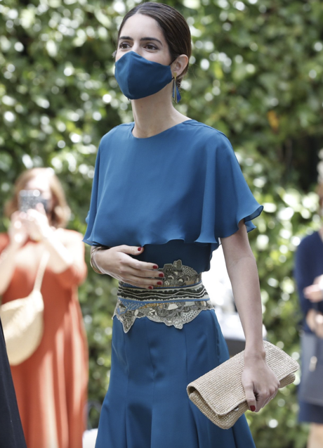Imagen - Sofía Palazuelo, duquesa de Huéscar, con el vestido de Jan Taminiau que llevó a la boda de Belén Corsini y Carlos Fitz-James. 