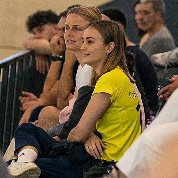 Johanna ha asistido a varios partidos para ver a Pablo Urdangarin jugar.