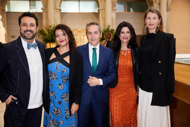 Germán Jiménez, director general de Turium; Lorena Rodríguez Barreal, directora general de RR.HH. y Organización; Alfonso Rodríguez Aldeyturriaga, director de Colpisa - Redacción Central; Manuela Tribaldos, directora de control de gestión de Taller de Editores; y Mariana Ramonell, directora de sostenibilidad