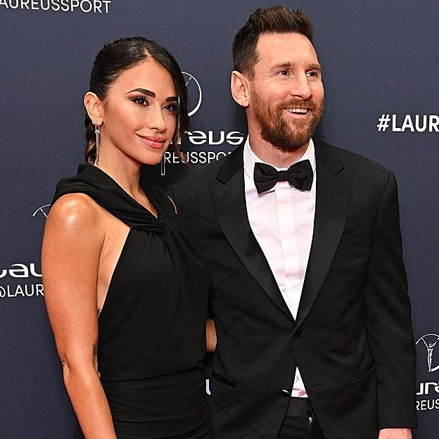 Por qué todo el mundo está hablando del espectacular look de Antonela Roccuzzo, la mujer de Messi, en los premios Laureus