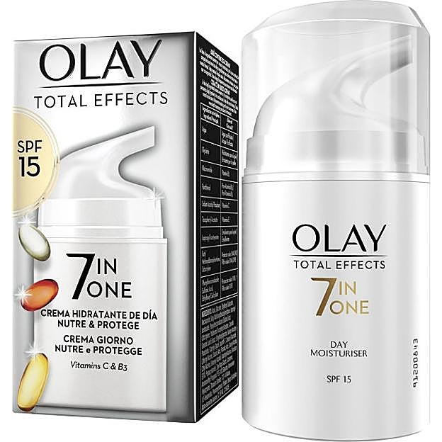 Olay Total Effects 7en1 Hidratante Antiedad con SPF15.
