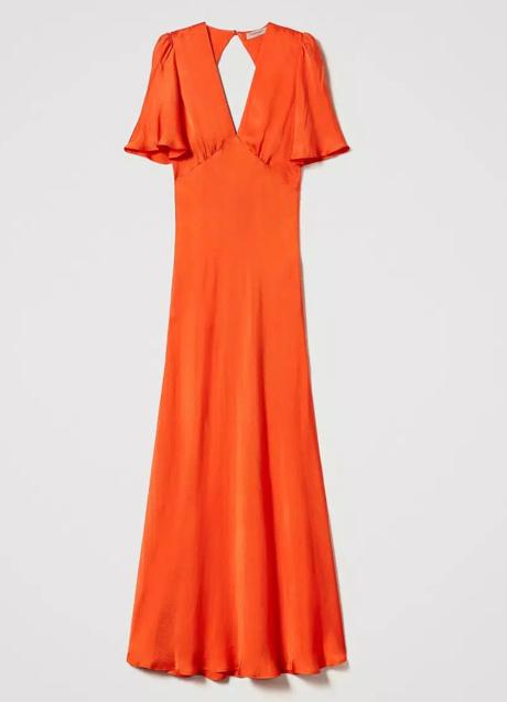 Imagen - Vestido naranja de Twinset. Foto: Twinset.