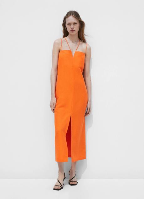 Imagen - Vestido naranja de Massimo Dutti (79,95 euros)