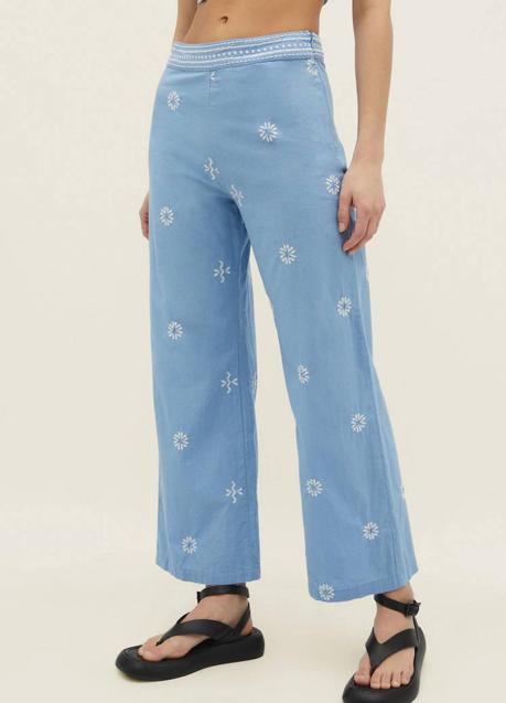 Imagen - Pantalón ancho con bordados