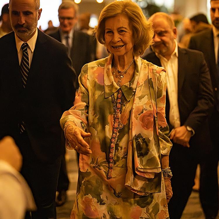 La reina Sofía en Houston.