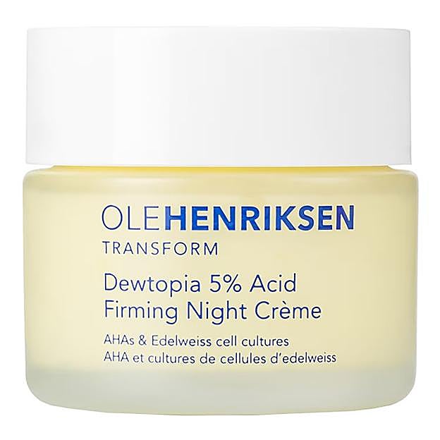 Dewtopia Crema De Noche Reafirmante Ácida Al 5% de Olehenriksen.