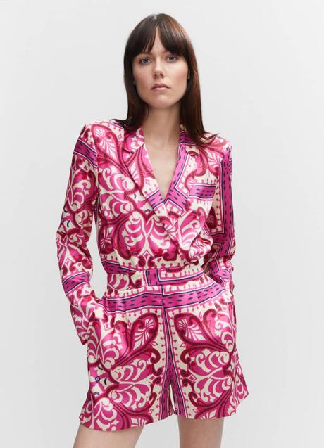 Imagen - Set de dos piezas de Mango: short 25,99 euros, camisa 39,99 euros.