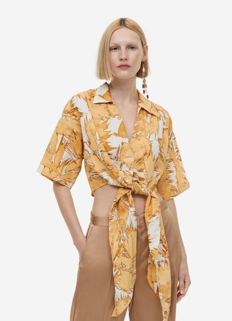 Imagen - Camisa de manga corta con nudo