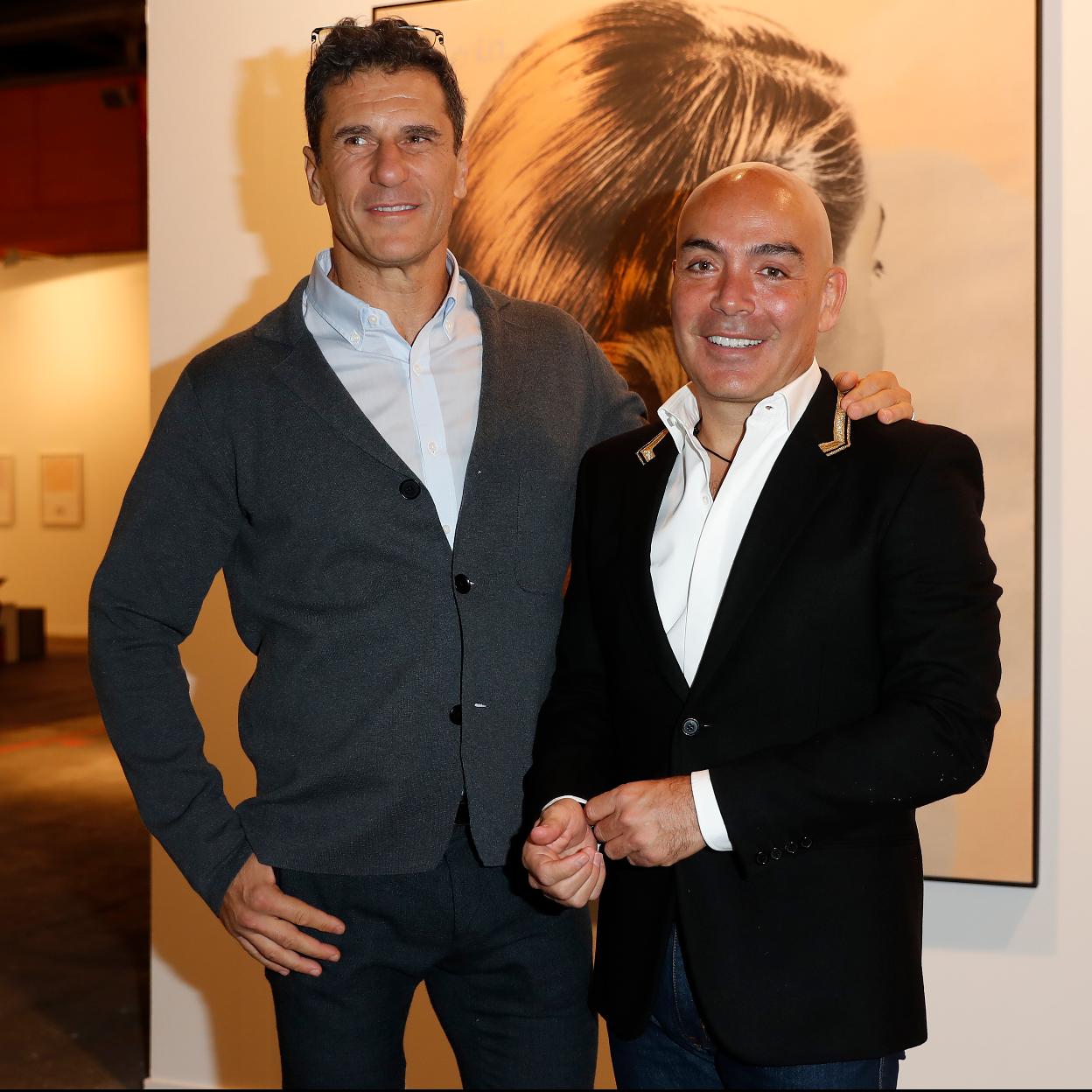 Carlos Marrero y Kike Sarasola, en una imagen de archivo en una exposición.