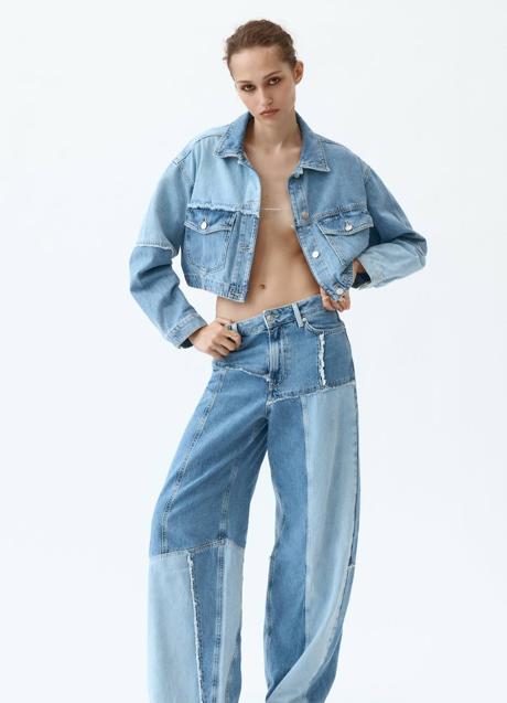 Imagen - Jeans patchwork wide leg