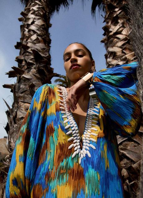 Imagen - Túnica estampada con pedrería