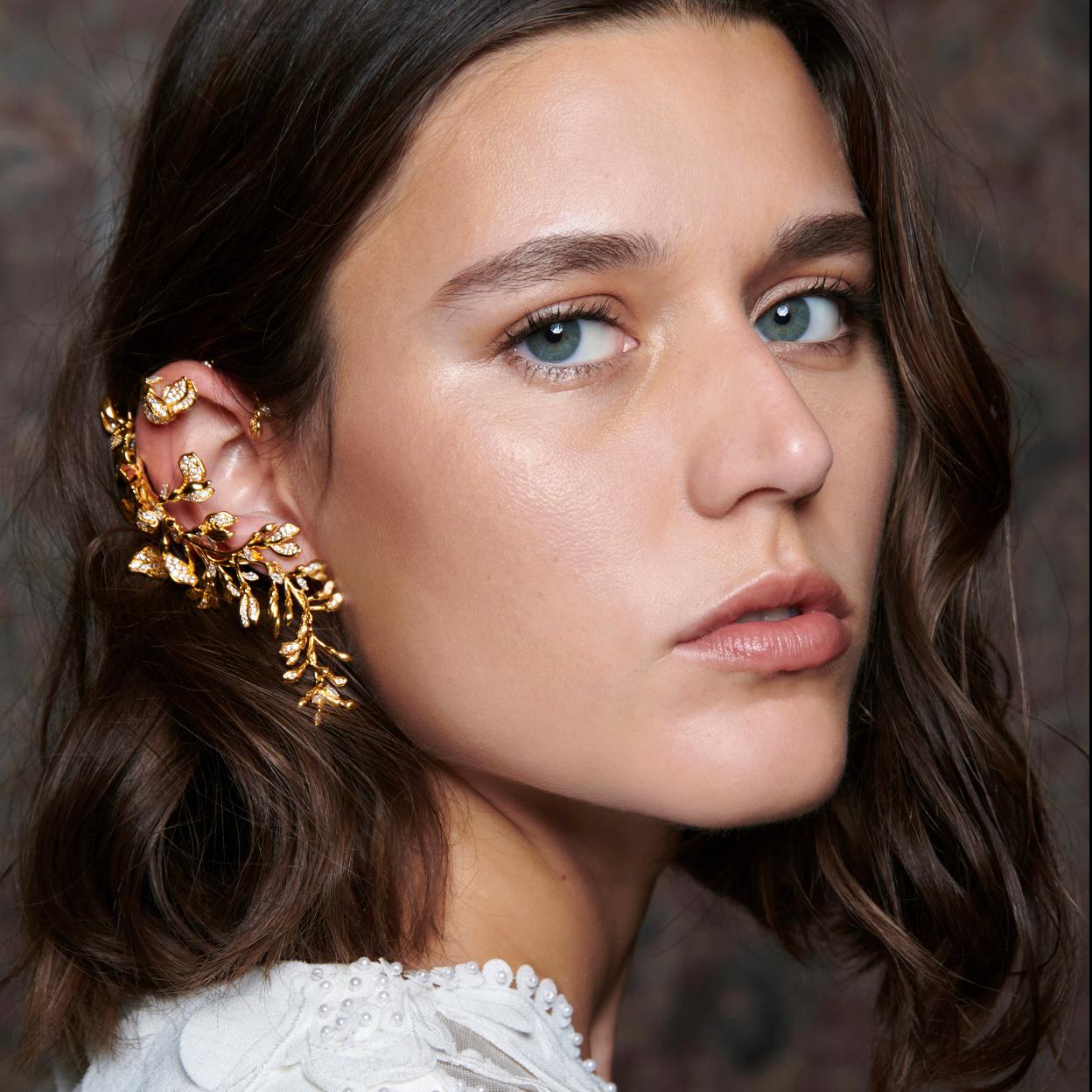 Una modelo con la piel perfecta.