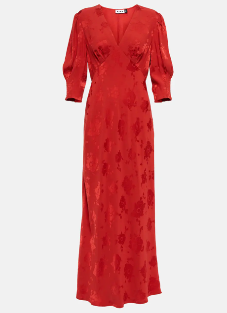 Imagen - El vestido rojo de Rixo de Carolina de Mónaco.