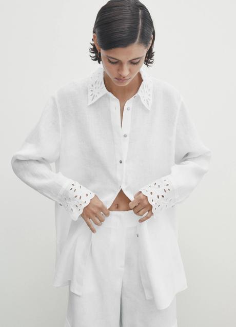 Imagen - Camisa blanca de Massimo Dutti (59,99 euros)