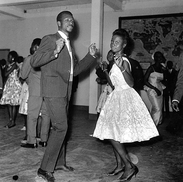 Fotografía en blanco y negro de Malik Sidibé.