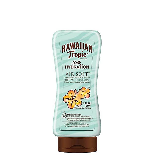 After Sun Air Soft Silk Hydration de Hawaiian Tropic. Precio: 10,95 euros